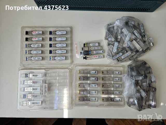 лот ИТ техника Cisco D-Link Patton Linksys TrendNet Router Switch VoIP SFP модули, снимка 6 - Суичове - 55154639