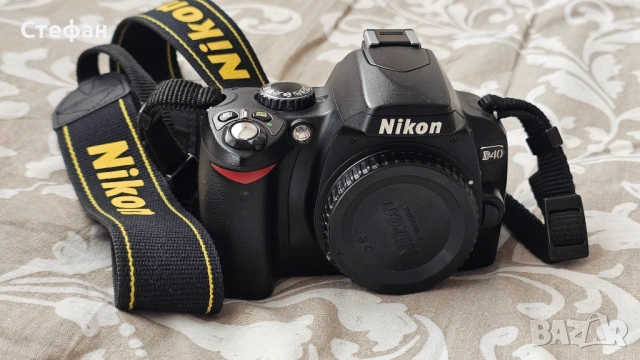 Nikon D40 тяло, снимка 8 - Фотоапарати - 54402278