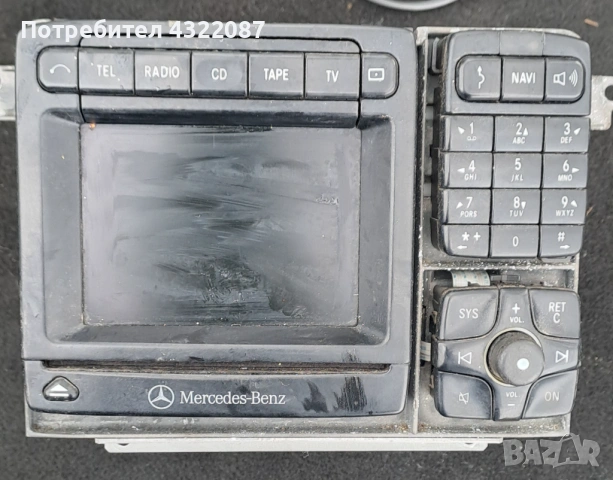 Навигация Мерцедес / Mercedes S-Класа 320CDI 197 К. С / W220 /