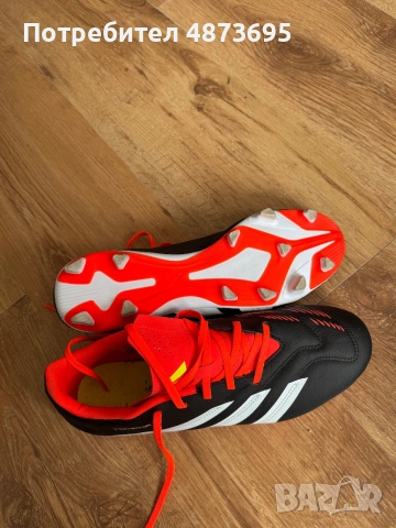 Продавам футболни обувки Adidas Predator Club FxG (Размер 45), снимка 4 - Футбол - 55135115