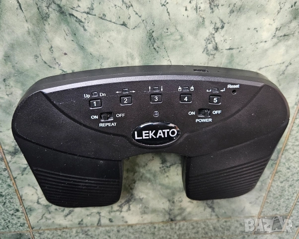 LEKATO Bluetooth педал за обръщане на ноти, снимка 2 - Bluetooth слушалки - 54478192