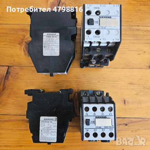 Контактори Siemens, снимка 2 - Резервни части за машини - 54279229