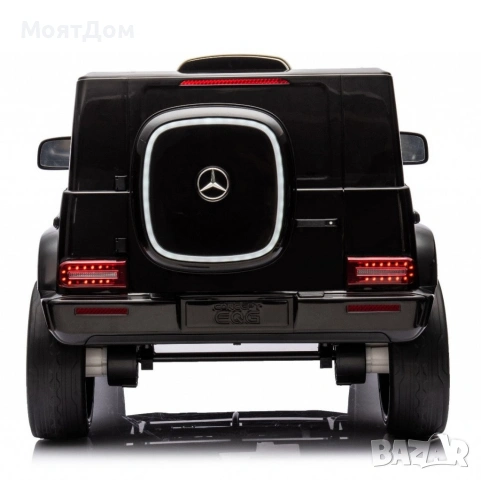 Акумулаторен джип Mercedes EQG Electric G-Class 12V с отварящи се врати меки гуми 4x4, снимка 2 - Детски велосипеди, триколки и коли - 55269451