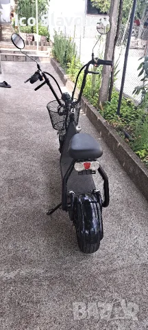 Електрически скутер City Harley, черен, снимка 2 - Скейтборд, ховърборд, уейвборд - 55406129