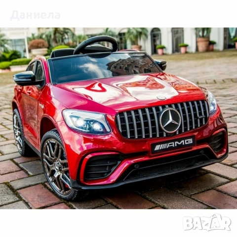Акумулаторен джип Mercedes GLC63 COUPE 4X4 с меки гуми 12V, снимка 5 - Друга електроника - 54973808
