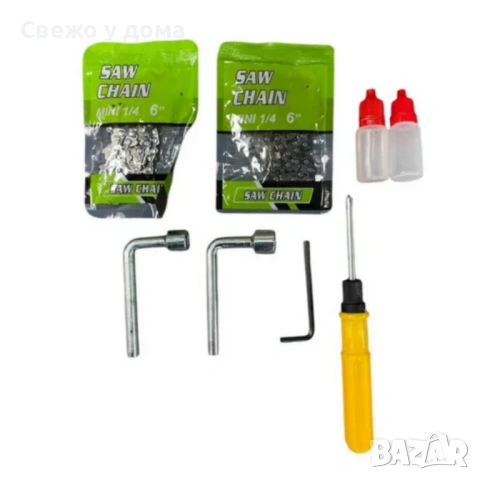 Акумулаторен комплект 3в1 – тример, ножица и резачка с 3 батерии 36V/8Ah, снимка 6 - Градинска техника - 54191343