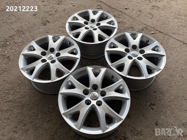 4 броя алуминиеви джанти за Toyota Corolla,Corolla Verso,Verso,Auris 16, снимка 5 - Гуми и джанти - 54244287