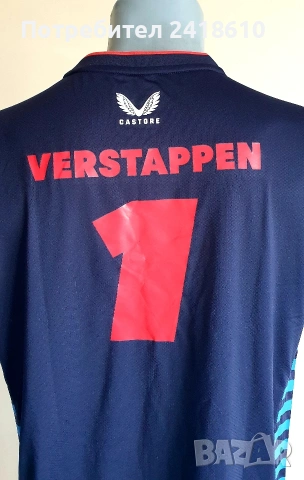 Castore Formula1 Max Verstappen Mens Size M НОВО! ОРИГИНАЛ! Мъжка Тениска!, снимка 3 - Тениски - 54567198