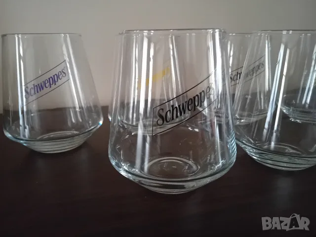 6 бр. чаши RASTAL брандирани за Schweppes. Нови., снимка 3 - Чаши - 55493866