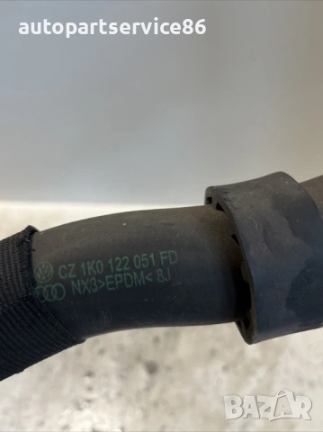 Маркуч за водна охлаждаща течност за Volkswagen Scirocco 2.0 TFSI (2008) 1K0122051FD, снимка 2 - Части - 54157906