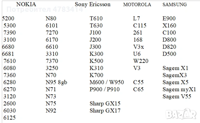 Калъф за Nokia 6600,2610,2600,3230,3200,3220,6680,8800,7370,6270,N80,8600,6233,6103,5700,N76,V3x,761, снимка 12 - Калъфи, кейсове - 54530311