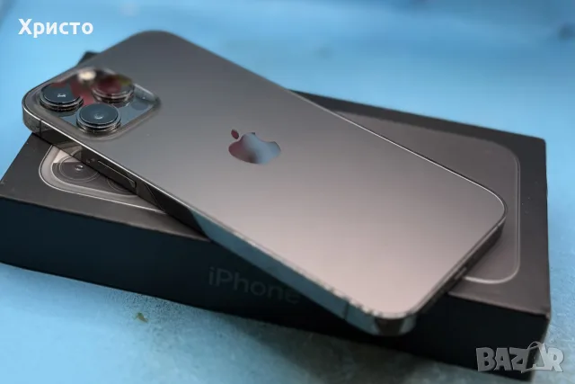 ПЕРФЕКТЕН!!! Apple, iPhone 13 Pro Max, 128GB, 5G, Graphite, снимка 8 - Apple iPhone - 55656812