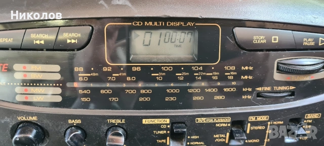 Радиокасетофон CD JVC RC-X620, снимка 3 - Радиокасетофони, транзистори - 54687730