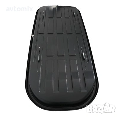 Автобокс Junior Altro 200x90x41cm с 70 mm крепежи, с двустранно отваряне с ключ, 500 литра - черен, снимка 4 - Аксесоари и консумативи - 53972341