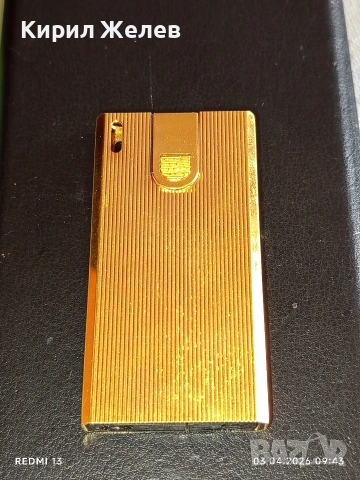 Модерна метална запалка с кожен калъф много красива за КОЛЕКЦИЯ 54511