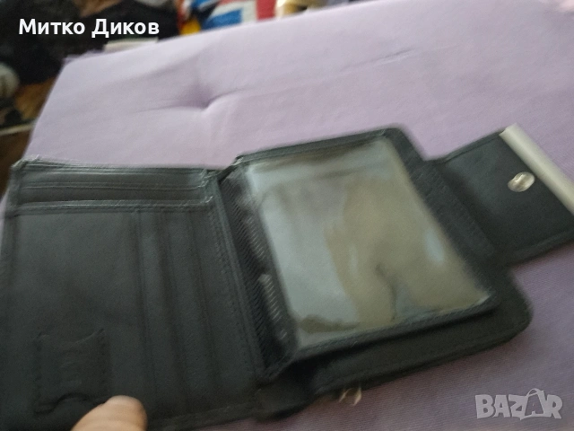 Портфейл Арт нов естествена кожа 132х97см две части , снимка 3 - Портфейли, портмонета - 54800876