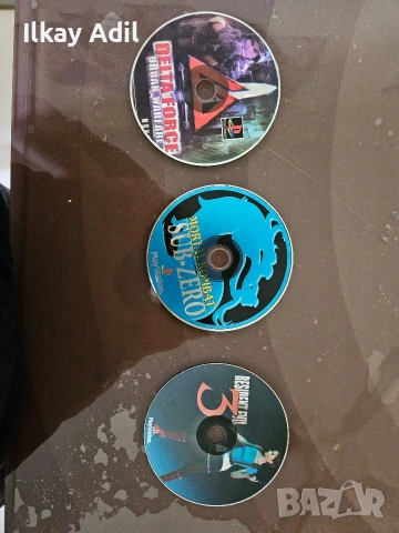 PS1 игри – Delta Force / Sub‑Zero / Resident Evil 3 – комплект