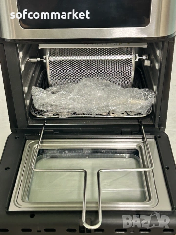 Eър фрайър фурна Girmi FG97 (12 литра, 1800W) – С Гаранция!, снимка 8 - Фритюрници - 55135256