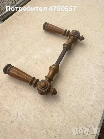 Стара месингова дръжка за врата