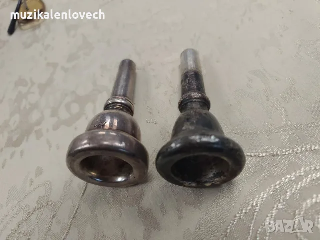 Vintage B&S 7/1 Baritone / Tenorhorn Mouthpiece – Made in GDR – Original German Silver-Plated, снимка 6 - Духови инструменти - 55532328