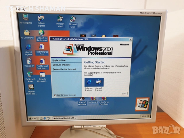 ⭐Продавам рядък ретро компютър IBM 300GL с  WINDOWS 2000 Pro и много ретро игри⭐, снимка 11 - Антикварни и старинни предмети - 54810566
