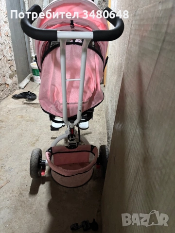 Триколка/колело  360° розова сенник, снимка 2 - Детски колички - 54298460