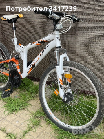 Детски / юношески велосипед Sprint 24” full suspension, дискови спирачки, снимка 2 - Велосипеди - 54398811