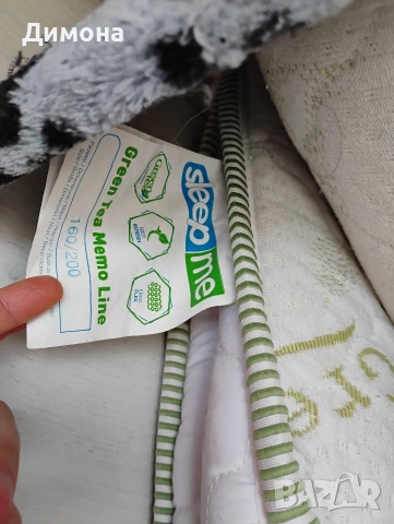 Топ матрак-двулицев Sleep me Green Tea 160/200 , снимка 2 - Спално бельо - 54651379