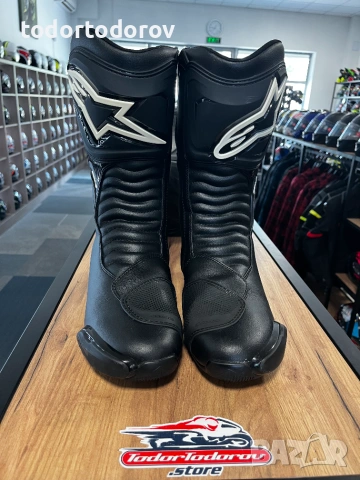 ТОП ЦЕНА Мото Ботуши за мотор ALPINESTARS SMX-S BLACK номер 45 , снимка 3 - Аксесоари и консумативи - 55055031