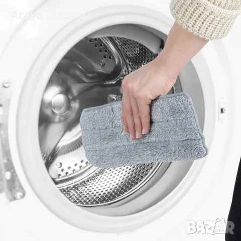 MAXXMEE Комплект плосък моп с кофа 5L, 2-камерна система, снимка 6 - Мопове, кофи, четки и метли - 55485654