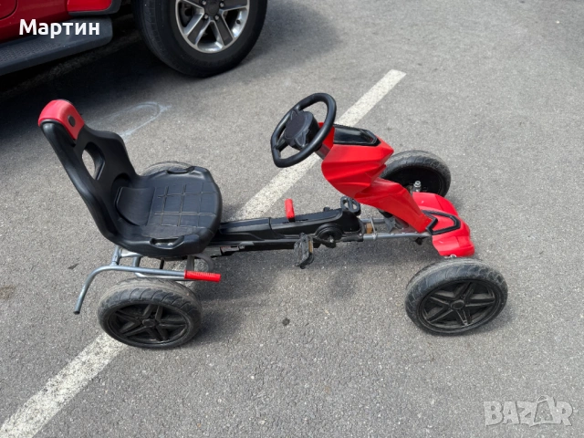 Детски картинг / Pedal Go Kart – Червен, снимка 2 - Скутери и тротинетки - 54606281