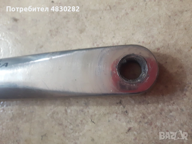 Shimano Тiagra 4600 / 170мм  Само десния курбел със плочите като на снимката, нямам ляв 170мм, снимка 14 - Части за велосипеди - 55072803