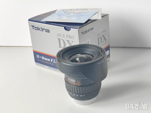 Обектив Tokina 11~16 mm AT-X 116 PRO DX II / F 2.8 / Aspherical / Crop Frame for Nikon, снимка 7 - Обективи и филтри - 54884020