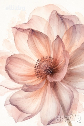 Картина Romantic Bloom, снимка 3 - Картини - 54606450