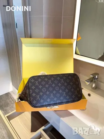 Дамска чанта Louis Vuitton Neverfull, кожа, снимка 3 - Чанти - 55464328