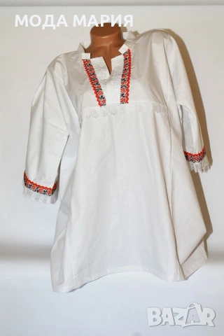 дамски фолклорни ризи, големи размери, снимка 5 - Ризи - 54031611