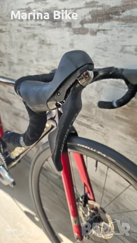 Карбонов шосеен велосипед Guerciotti Veloce S Disc Ultegra/105 Mix Velomann V30R | M (Пребоядисван), снимка 9 - Велосипеди - 55612121
