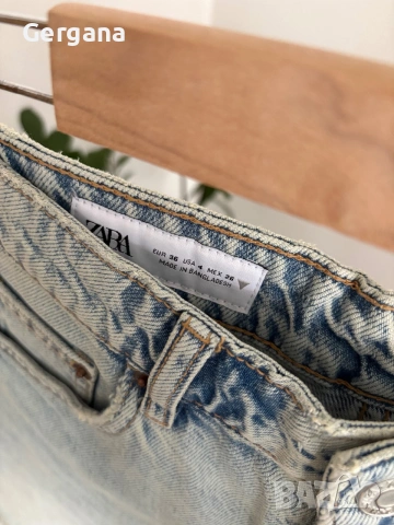 Zara нови дънкови бермуди , снимка 2 - Къси панталони и бермуди - 55134996