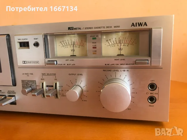 AIWA AD-M250E kaseten dek, снимка 11 - Декове - 55440323