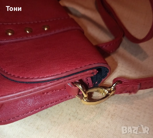 Нова Дамска Малка Чанта от Естествена Кожа , снимка 6 - Чанти - 54393476
