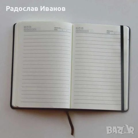 Рекламен бележник (тефтер) с GOLD печат, снимка 3 - Други услуги - 55084016
