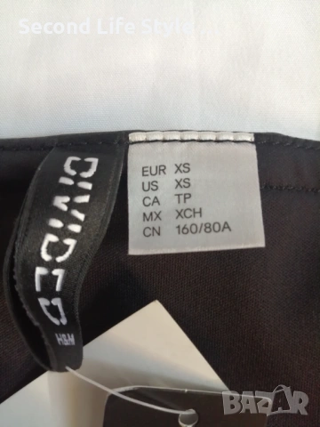 H&M нов кожен топ корсет-бюстие с цип отпред р-р XS , снимка 10 - Корсети, бюстиета, топове - 54114945