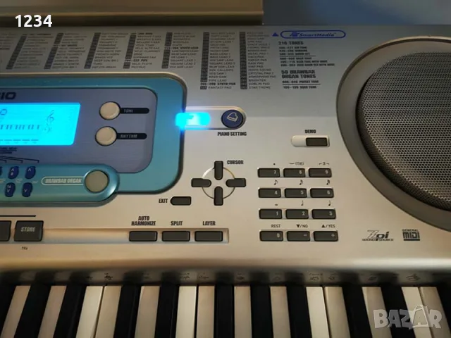 Професионален Синтезатор клавир CASIO WK-3000 пиано с 6 октави , снимка 5 - Синтезатори - 55695558