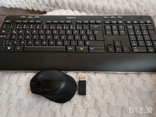 Logitech клавиатура MK520 и мишка M150 комплект