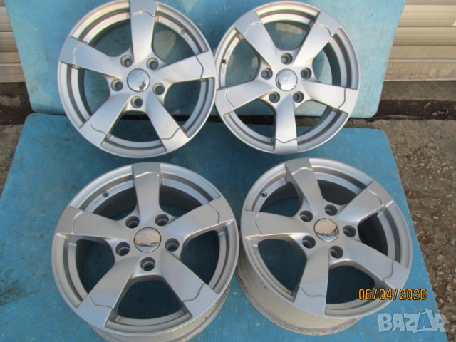 Алуминиеви джанти 5 x 114,3 mm. 15 цола за за Toyota, Hyundai ,Nissan,Mazda,Kia, Renault 