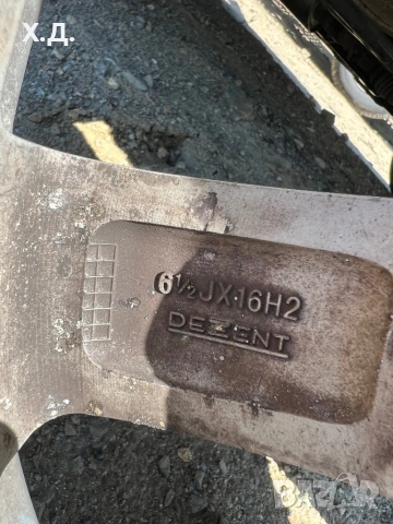 Джанти Dezent 16-ки 5x114.3 , снимка 8 - Гуми и джанти - 54637582
