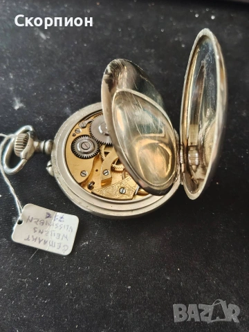 Швейцарски джобен часовник UNION HORLOGERE 1905г. - 10 РУБИНА - ПРОМОЦИЯ, снимка 14 - Джобни - 49814508