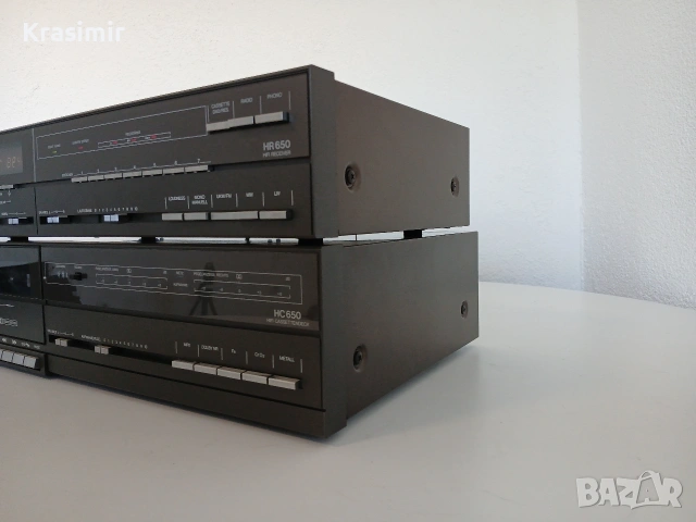 Telefunken HR650 + HC650 – Немска HiFi система, 1985г., снимка 4 - Ресийвъри, усилватели, смесителни пултове - 55243398