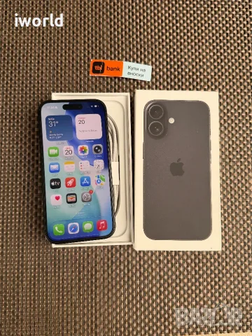 КАТО НОВ❗️ iPhone 16 ❗️Лизинг от 20€/мес ❗️Black 128GB  черен, снимка 9 - Apple iPhone - 55402840