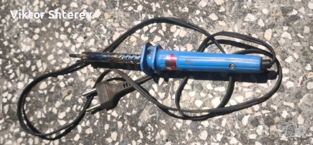 Електрически поялник – работещ, подходящ за електроника и кабели, снимка 3 - Поялници и запояване - 55248344